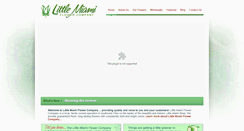 Desktop Screenshot of littlemiamiflower.com